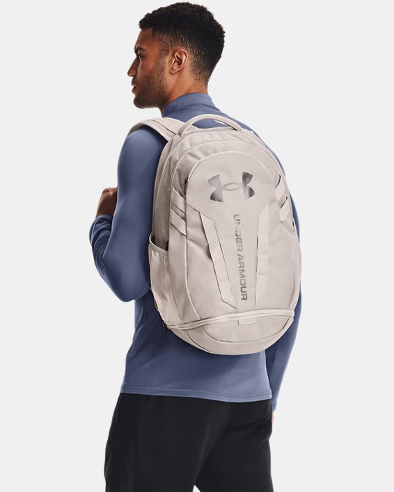 UA Hustle 5.0 Backpack, Gray, pdpMainDesktop image number 5
